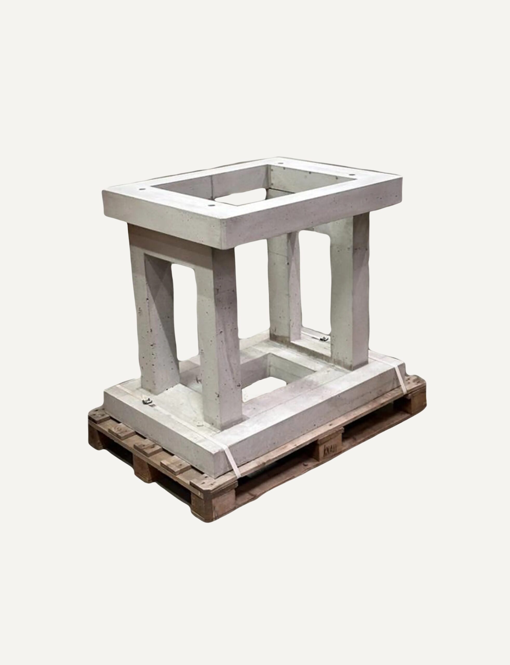 DC 60 concrete foundation base and top plate