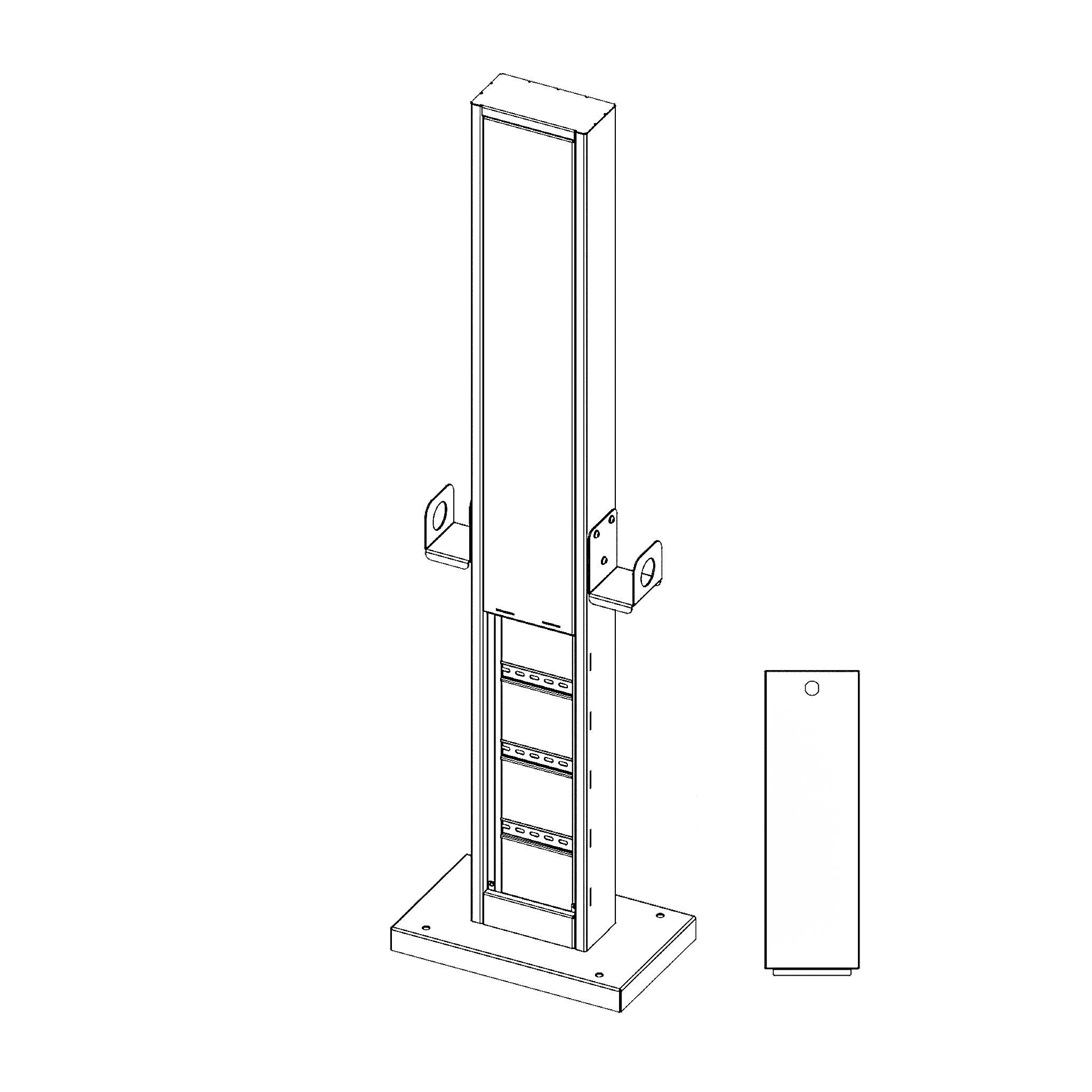 Stojak stacji ładowania DC