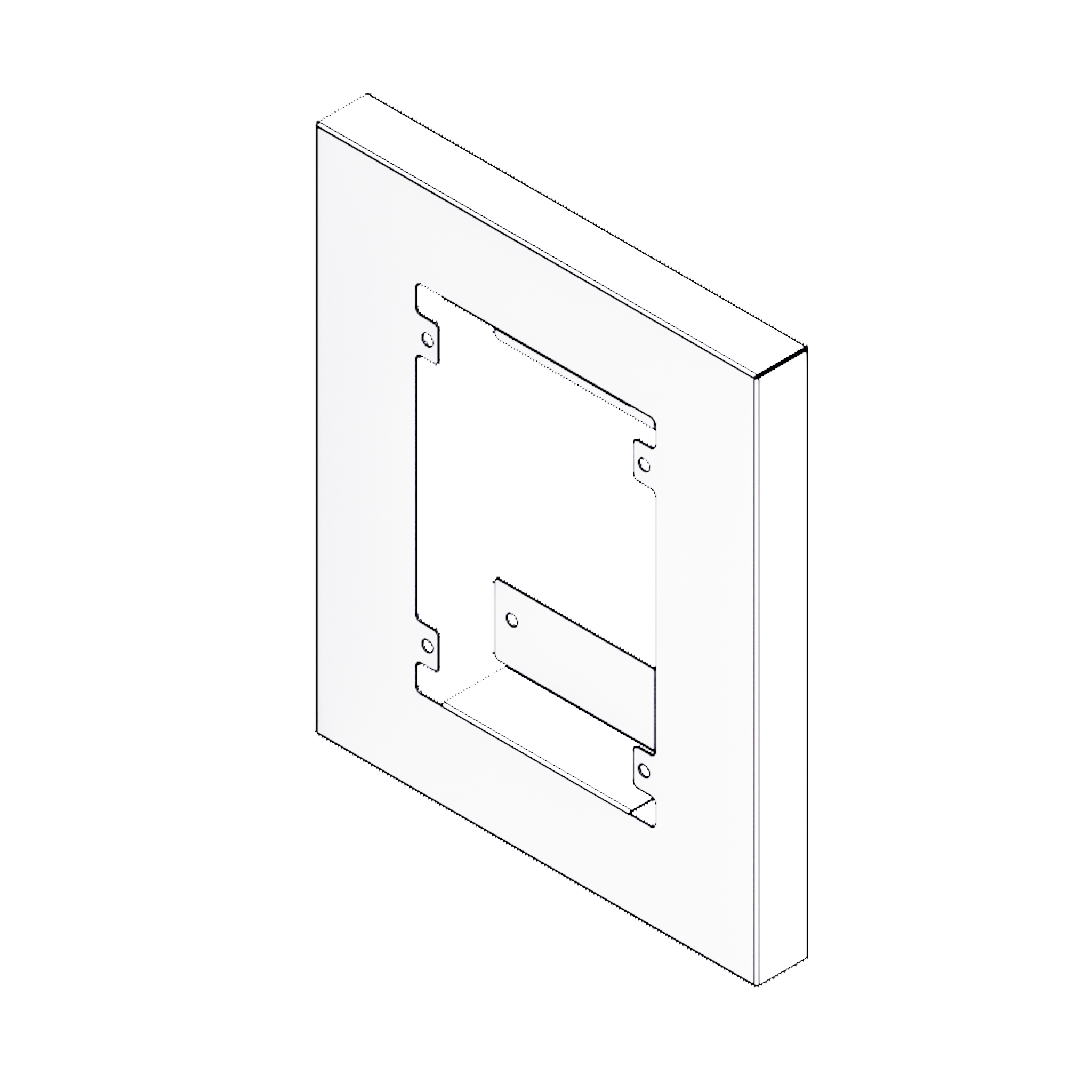 2×22 AC stand charger foundation bracket